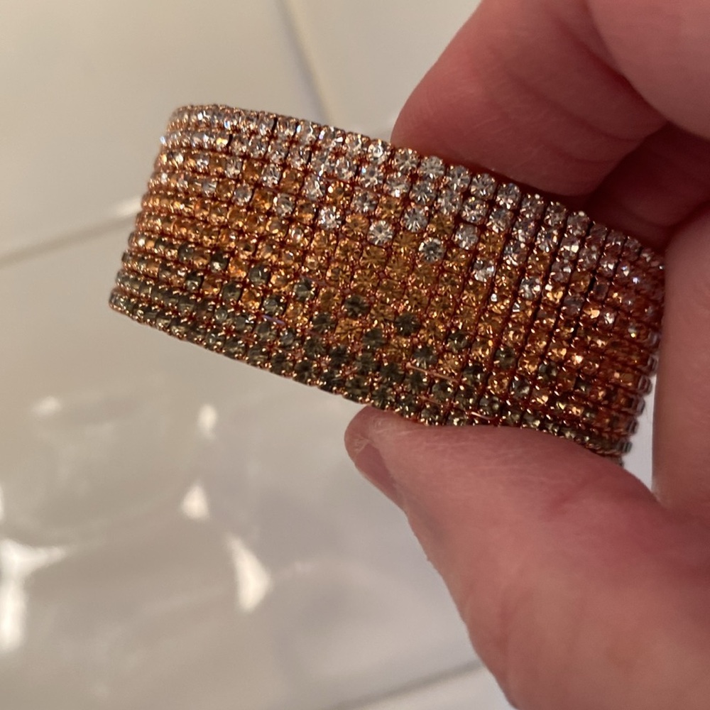 Rose Gold Cuff Bracelet - Picture 11 of 12